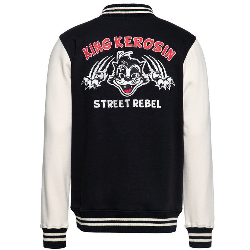 King Kerosin College Jacket Roadrunner Black