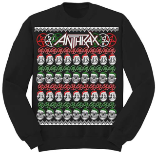 Sweatshirt Anthrax - Skulls Christmas
