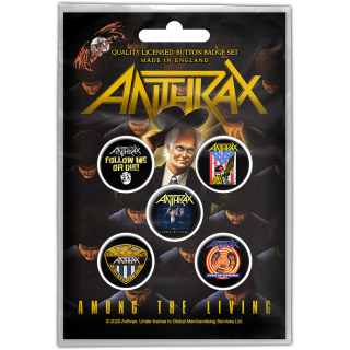 Set odznakov Anthrax - Among the Living