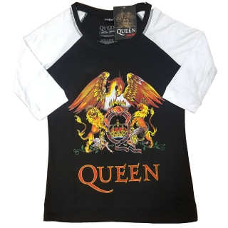 Unisex Raglan tričko Queen - Classic Crest