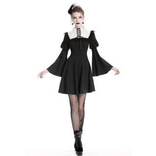 Dark in Love mini šaty - Cute Goth