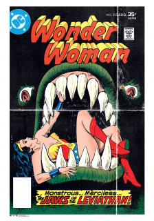 Plagát Wonder Woman - Vintage Comic Book Cover