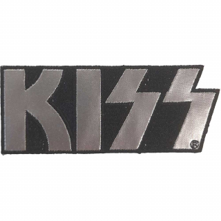 Malá nášivka Kiss - Chrome Logo