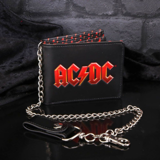 Peňaženka AC/DC s retiazkou
