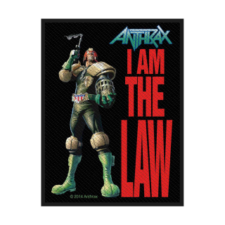 Malá nášivka Anthrax - I Am The Law