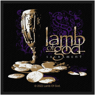 Malá nášivka Lamb Of God - Sacrament