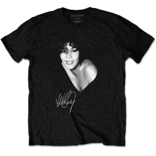 Tričko Whitney Houston - B&W Photo