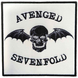 Nášivka Avenged Sevenfold - Classic Deathbat Negative