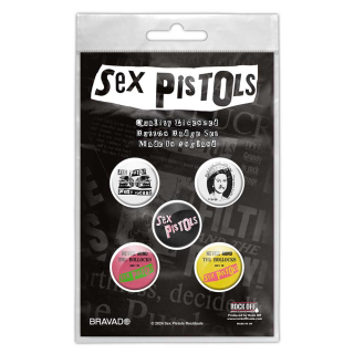 Set odznakov The Sex Pistols - Never Mind The B****