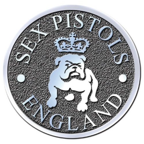 Kovový odznak The Sex Pistols - Bull Dog