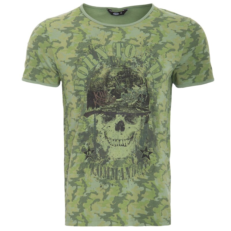 Tričko King Kerosin - Born To Kill Camouflage