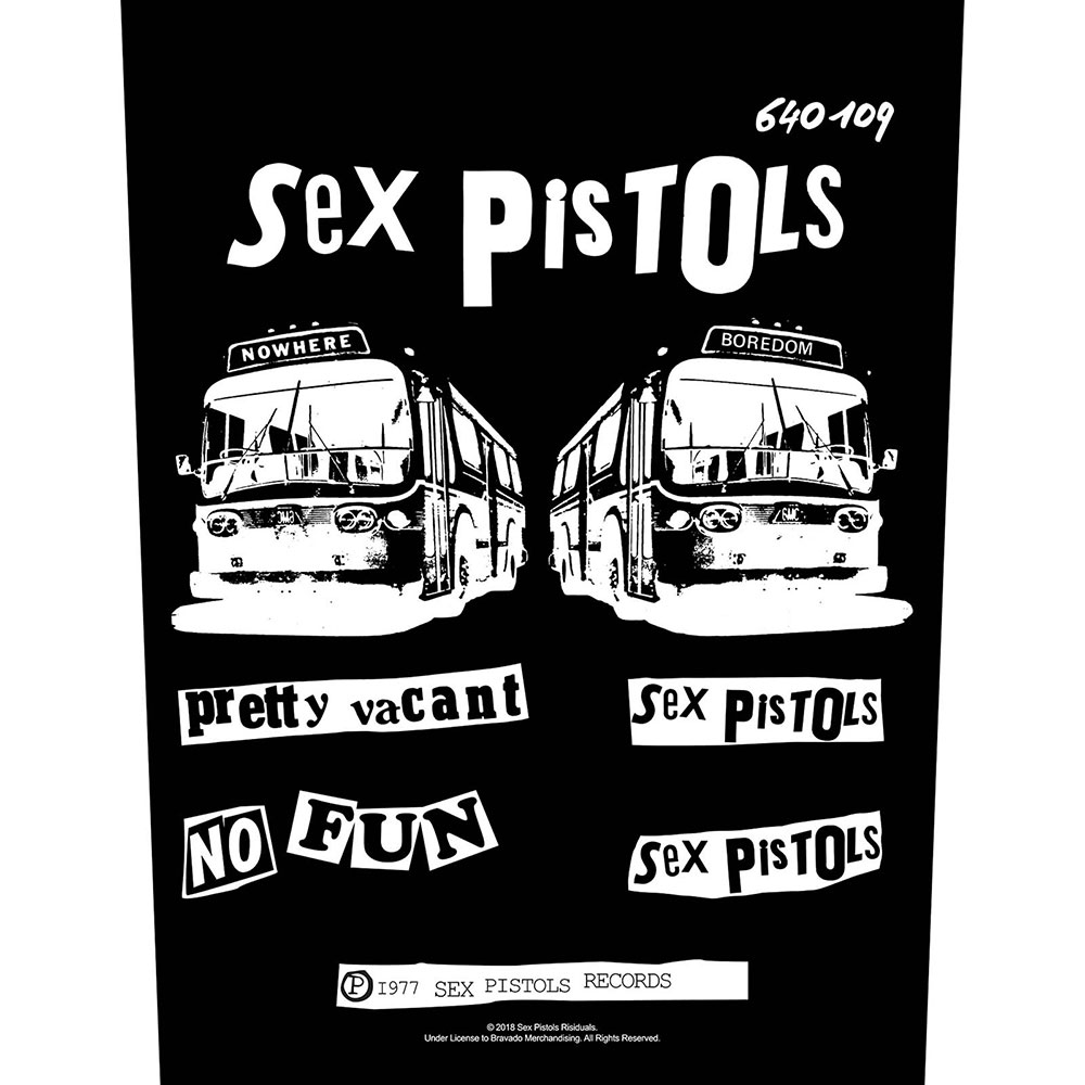 Veľká nášivka The Sex Pistols - Pretty Vacant