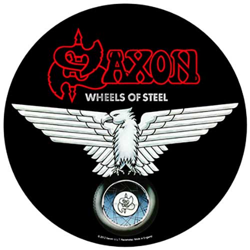 Veľká nášivka - Saxon - Wheels of Steel