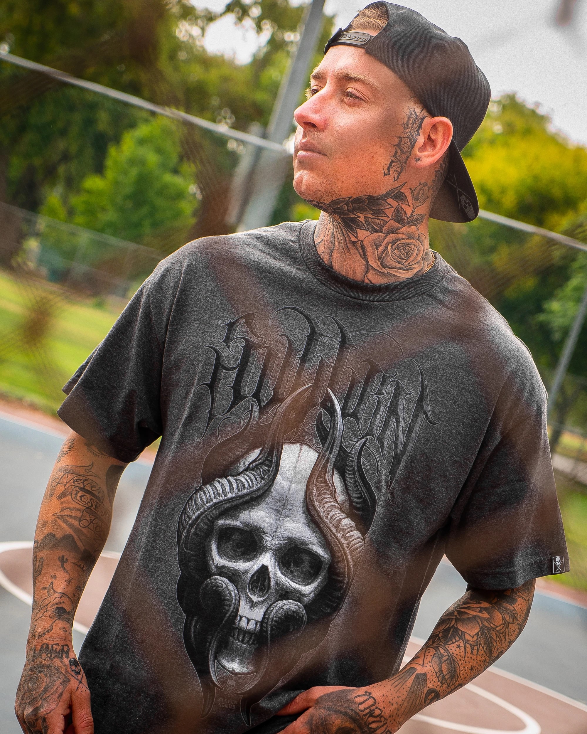 Pánske tričko Sullen - Stepan Negur Skull