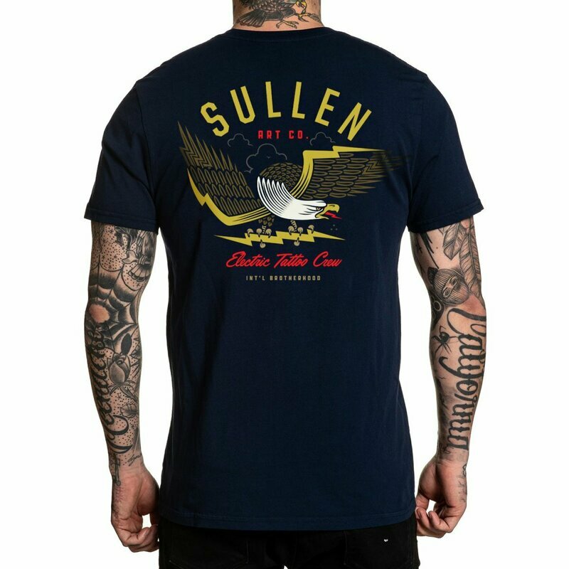 Pánske tričko Sullen Tattoo Crew Obsidian