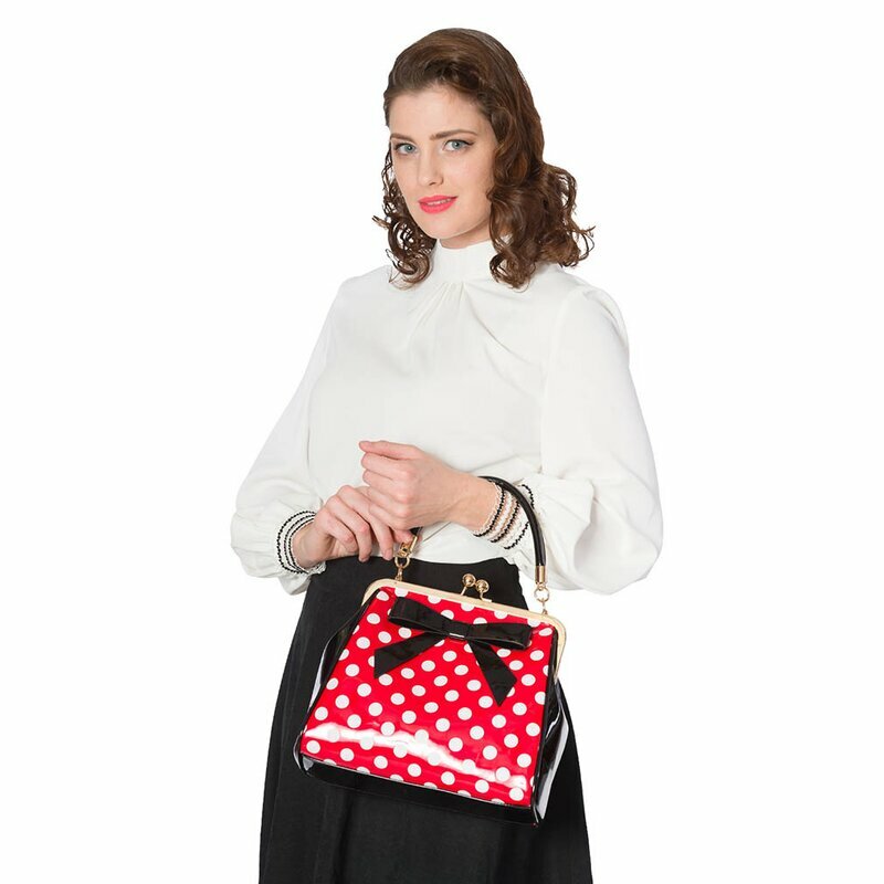 Kabelka Banned - American Polka (Red)