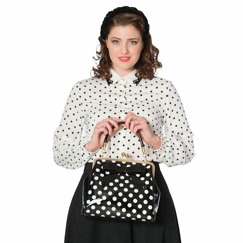 Kabelka Banned - American Polka (Black)