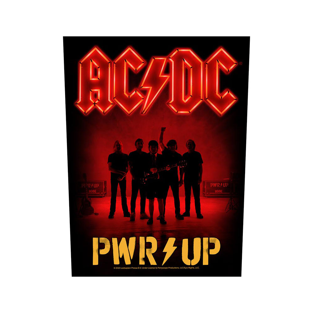 Veľká nášivka AC/DC - PWR-UP