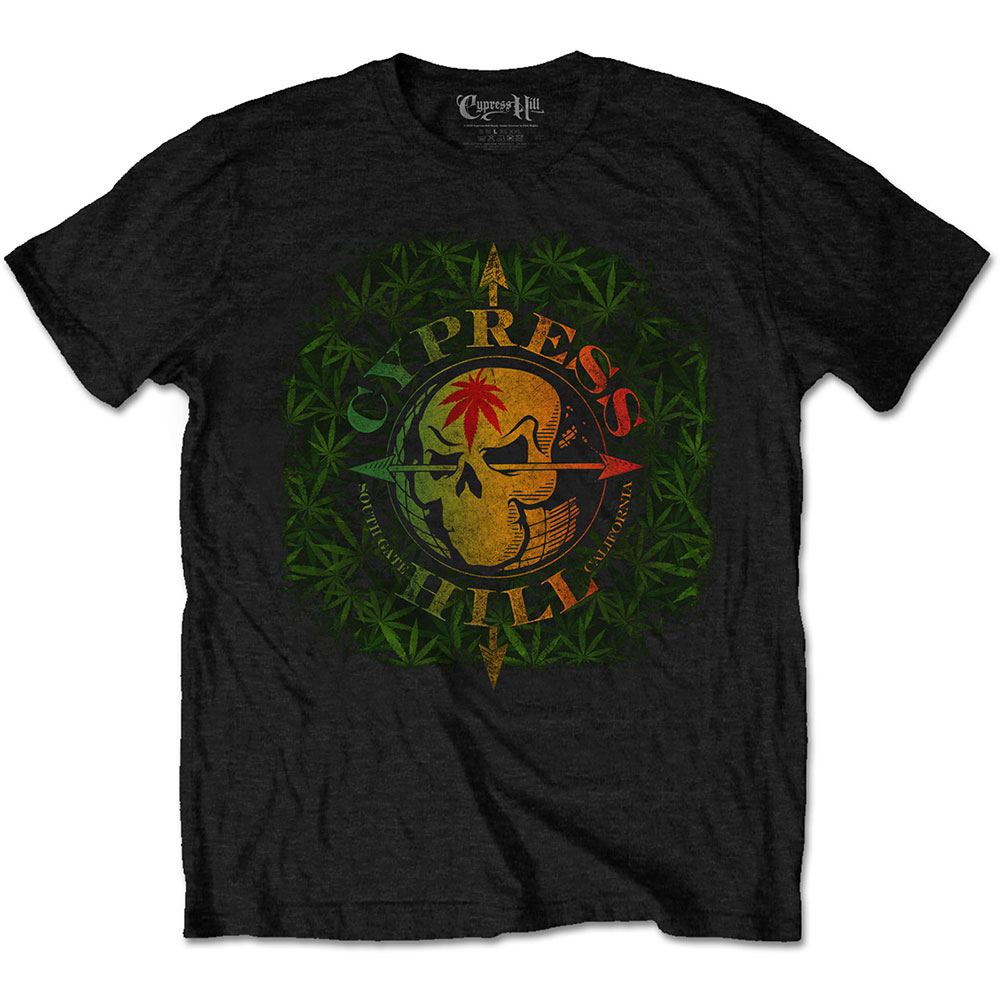 Tričko Cypress Hill - South Gate Logo & Leaves