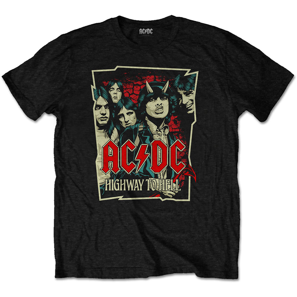 Tričko AC/DC - Highway To Hell Sketch