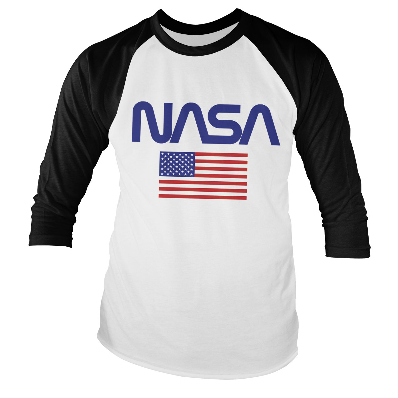 Tričko 3/4 rukáv NASA - Old Glory