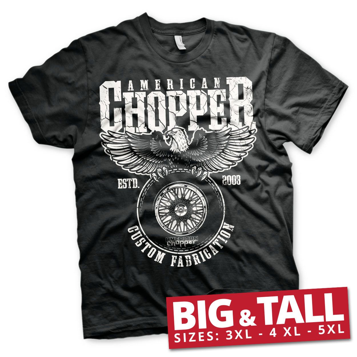 Tričko American Chopper - Custom Fabrication