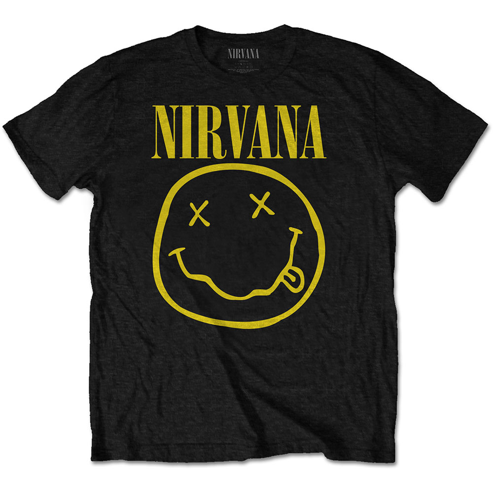 Tričko Nirvana - Yellow Happy Face