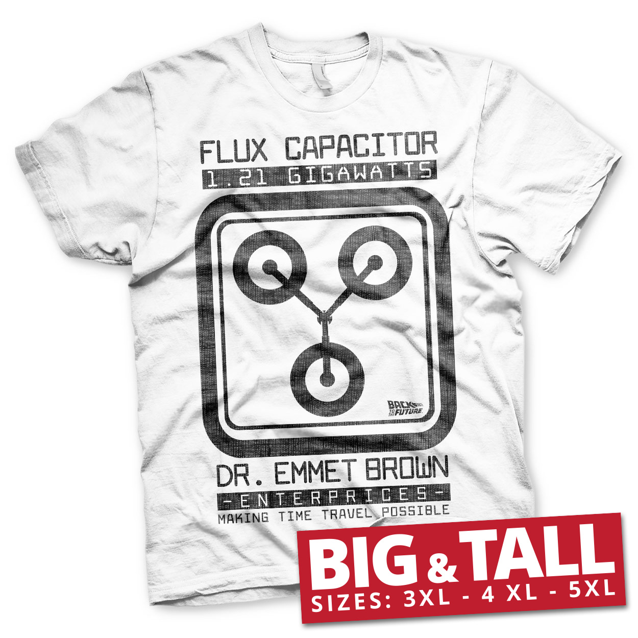 Tričko Back to the Future - Flux Capacitor