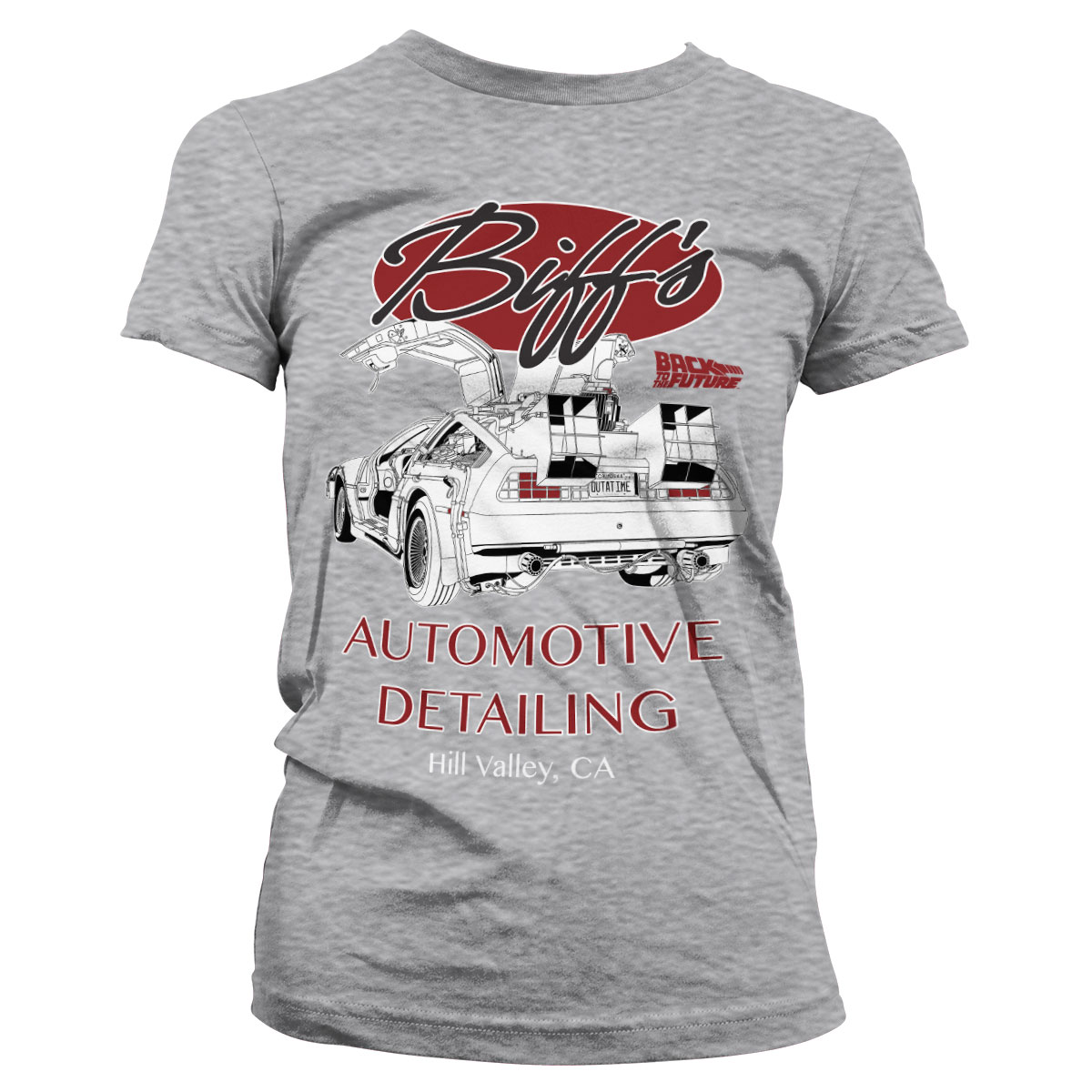 Dámske tričko Back to the Future - Biff's Automotive Detailing