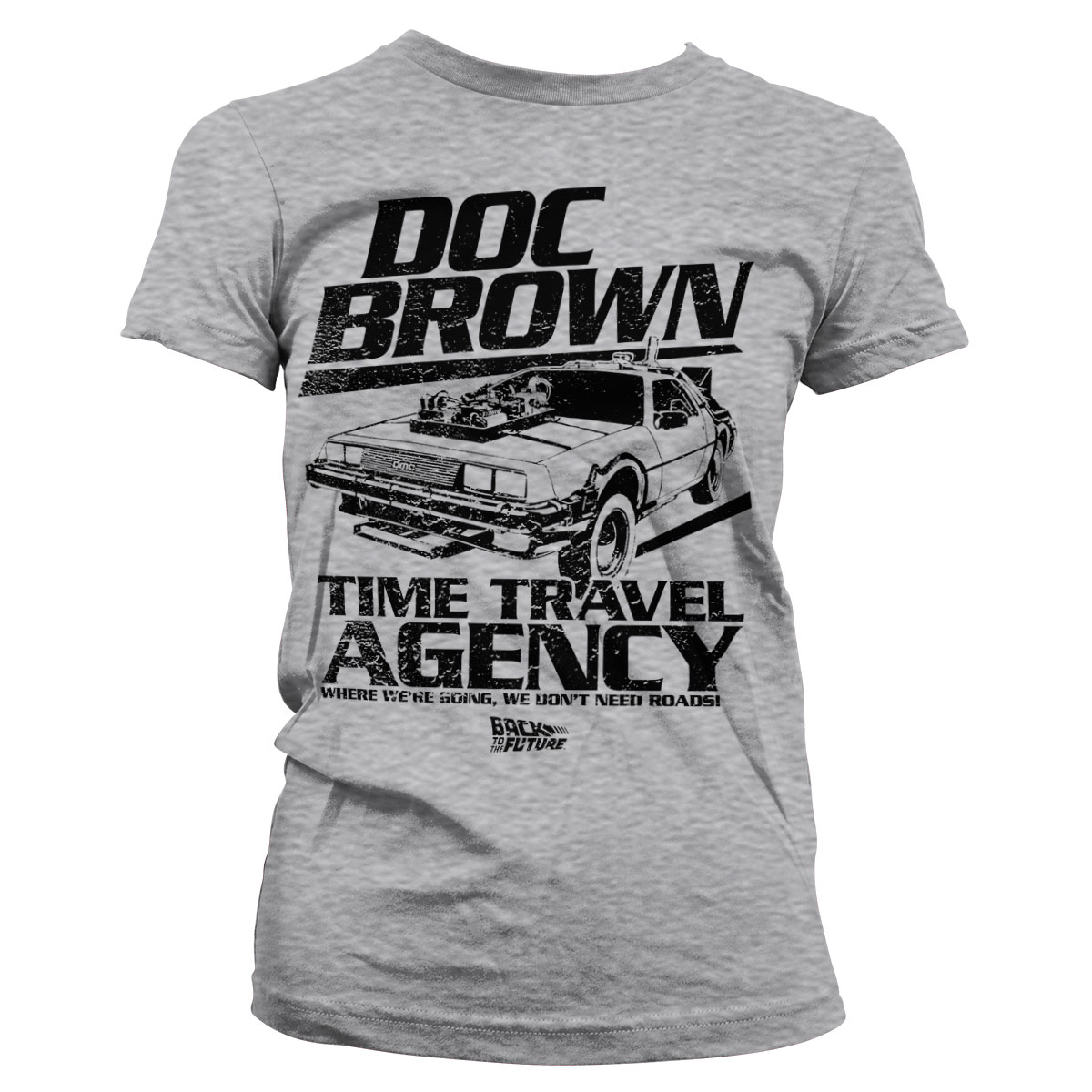 Dámske tričko Back to the Future - Doc Emmet Brown Time Travel Agency