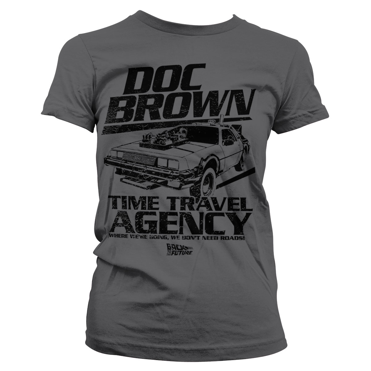 Dámske tričko Back to the Future - Doc Emmet Brown Time Travel Agency