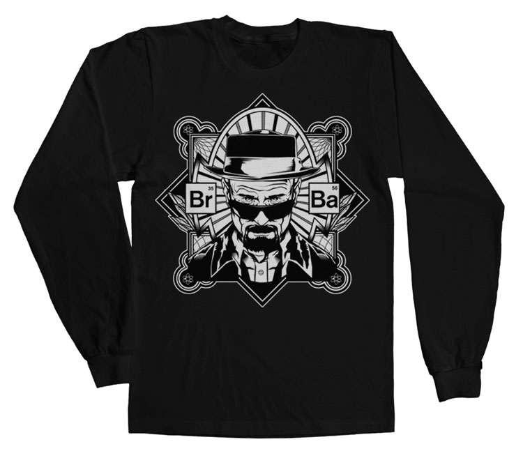 Tričko dlhé rukávy - Breaking Bad - Br-Ba Heisenberg