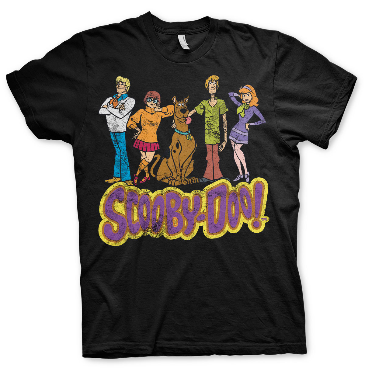 Tričko Scooby-Doo - Team Scooby-Doo Distressed