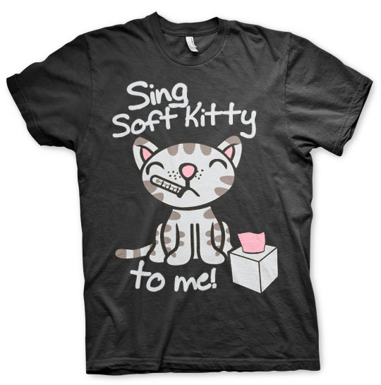 Tričko Big Bang Theory Sing Soft Kitty To Me