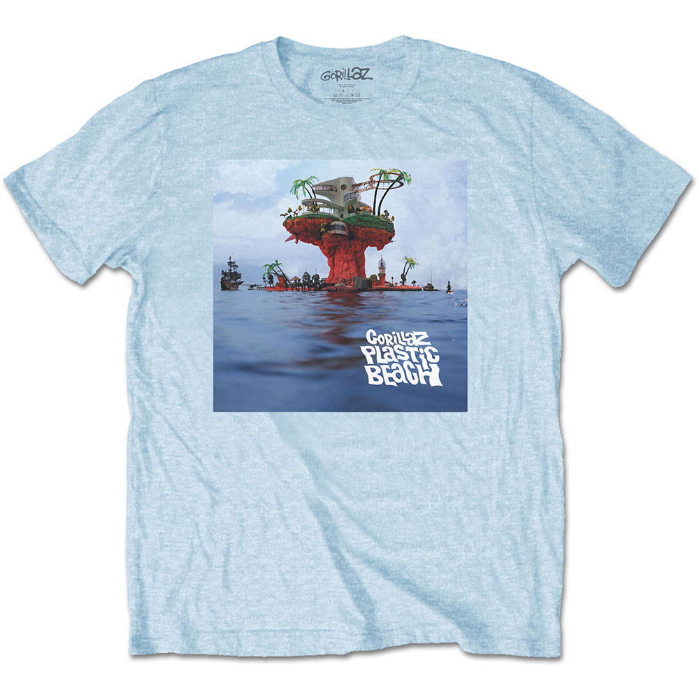Tričko Gorillaz - Plastic Beach