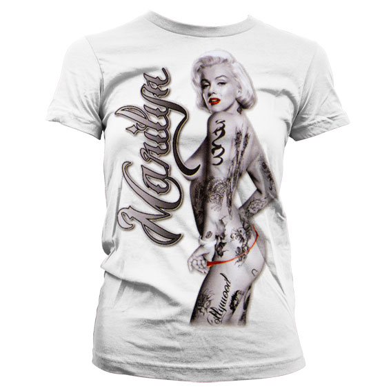 Dámske tričko Marilyn - Naked With Tattoos