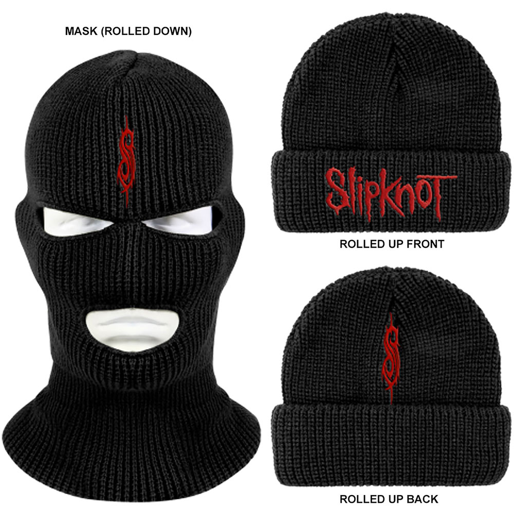 Zimná čiapka - kukla - Slipknot - Logo