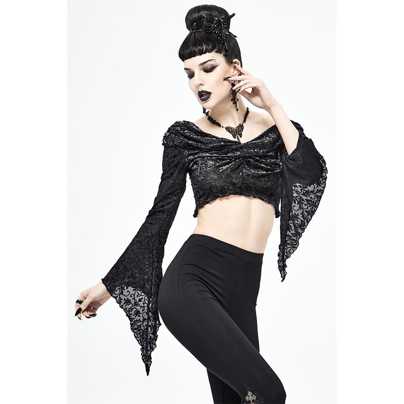 Devil Fashion crop top - Yasemin