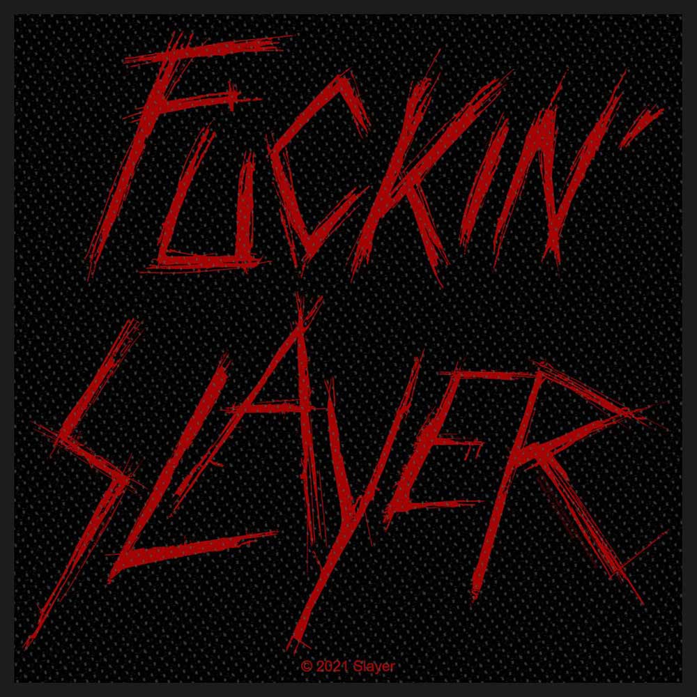 Malá nášivka Slayer - Fuckin' Slayer