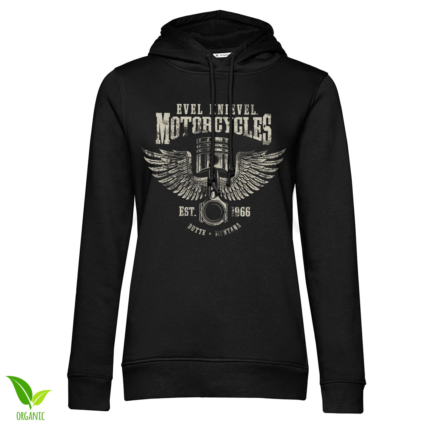Dámska organic mikina Evel Knievel - Motorcycles