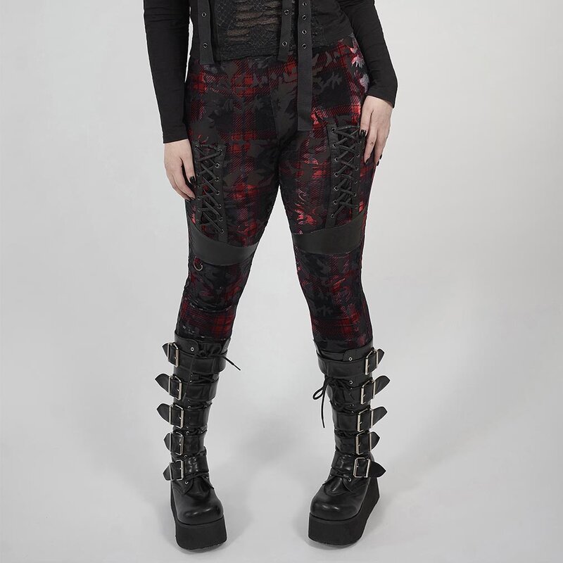Punk Rave plus size legíny - Blood River