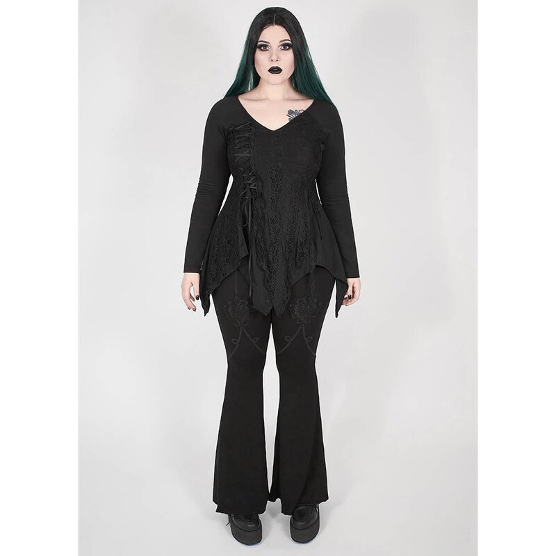 Punk Rave plus size nohavice - Dapper Diana