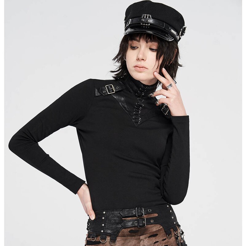 Punk Rave top s dlhým rukávom - Magna