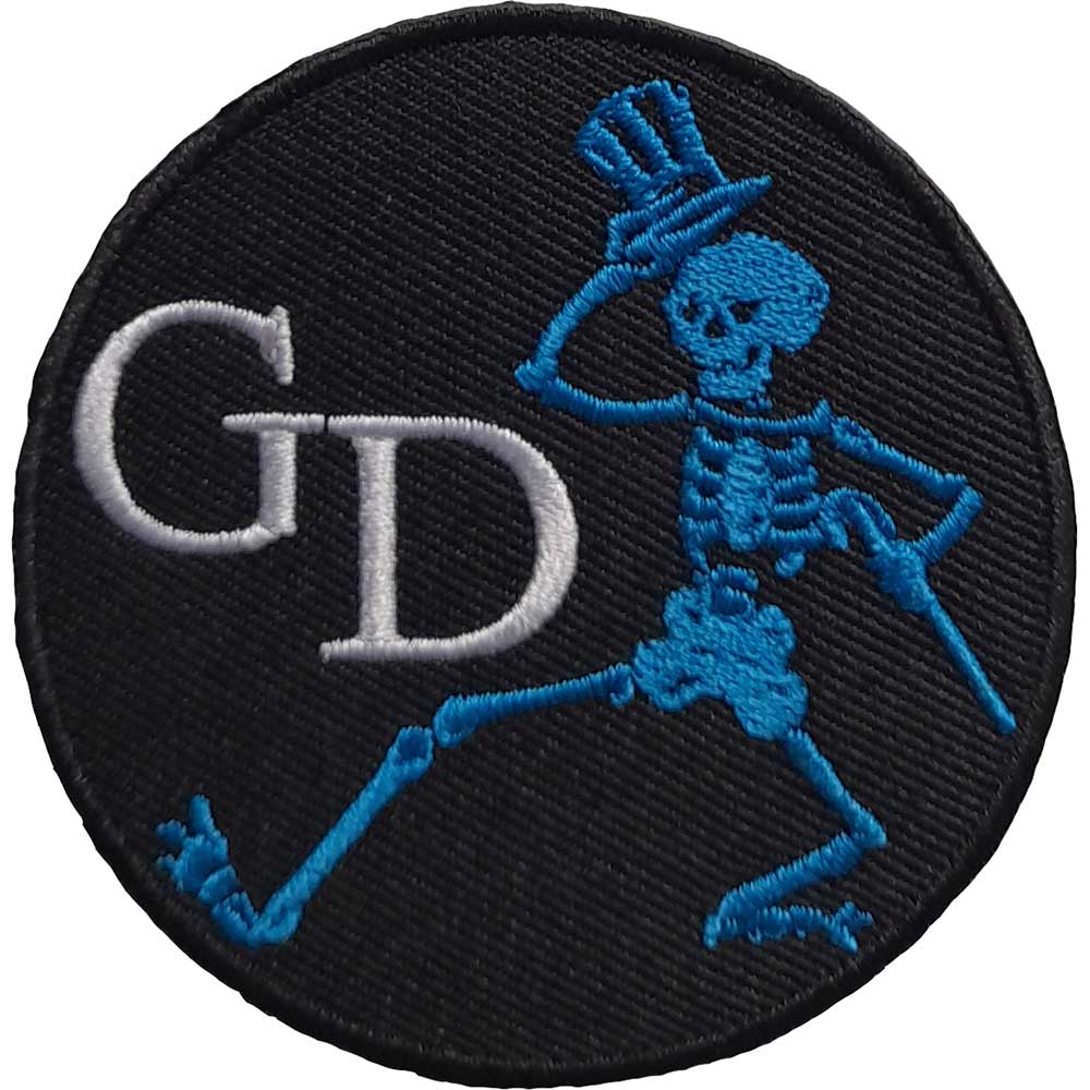 Malá nášivka Grateful Dead - Skeleton Circle