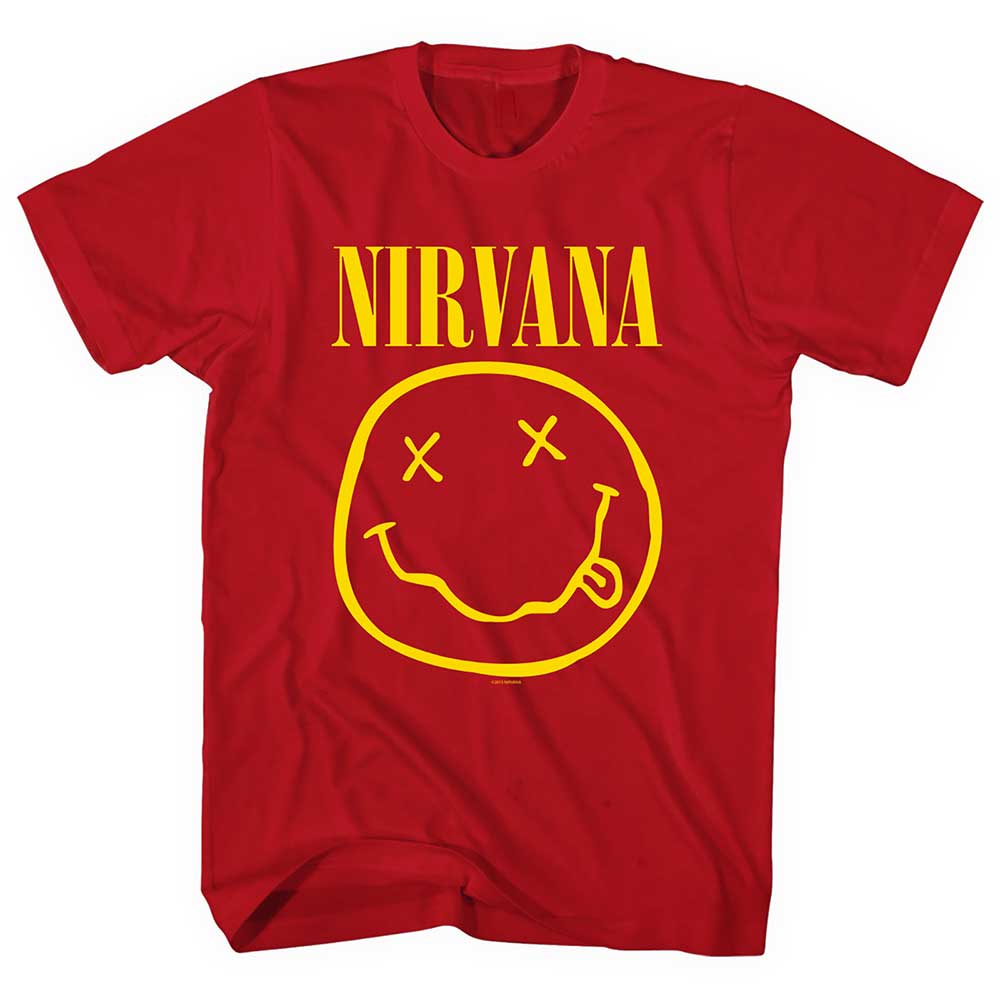 Tričko Nirvana - Yellow Happy Face
