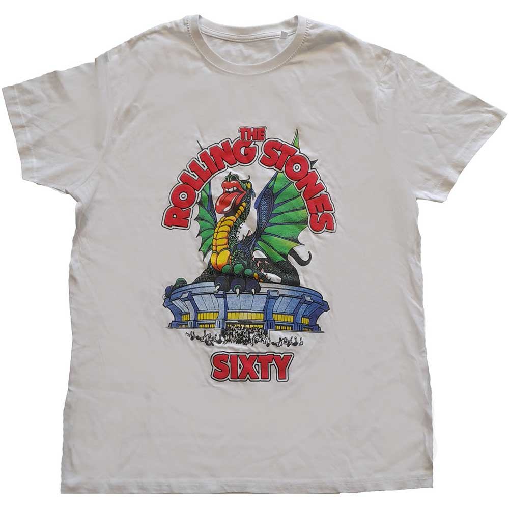 Tričko The Rolling Stones - Sixty Stadium Dragon (Puff Print)