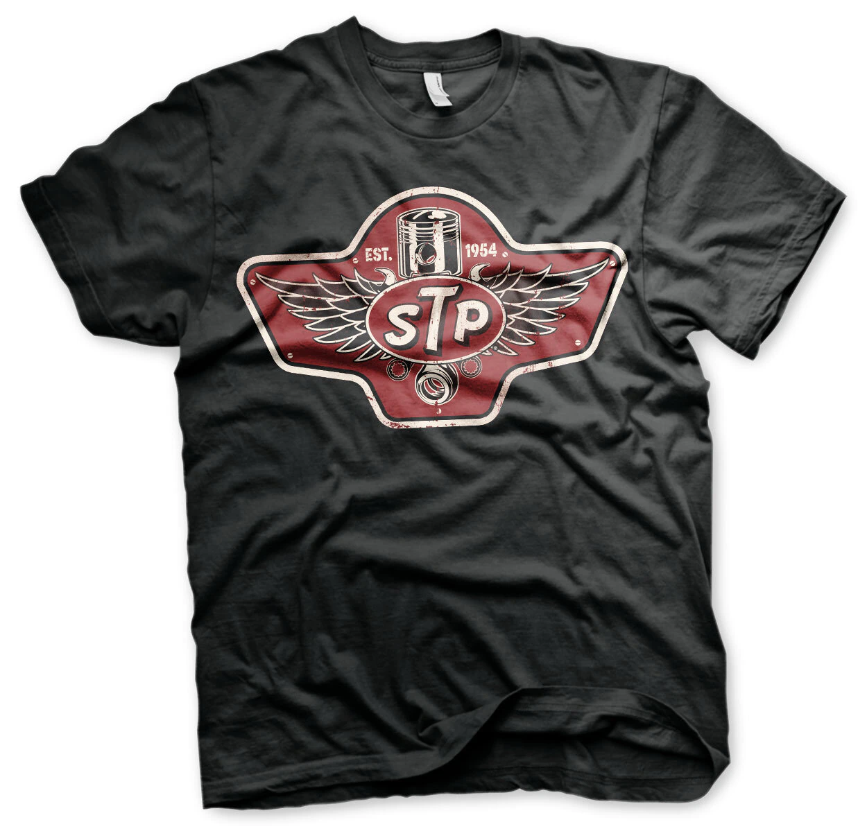 Tričko STP Piston Emblem čierne
