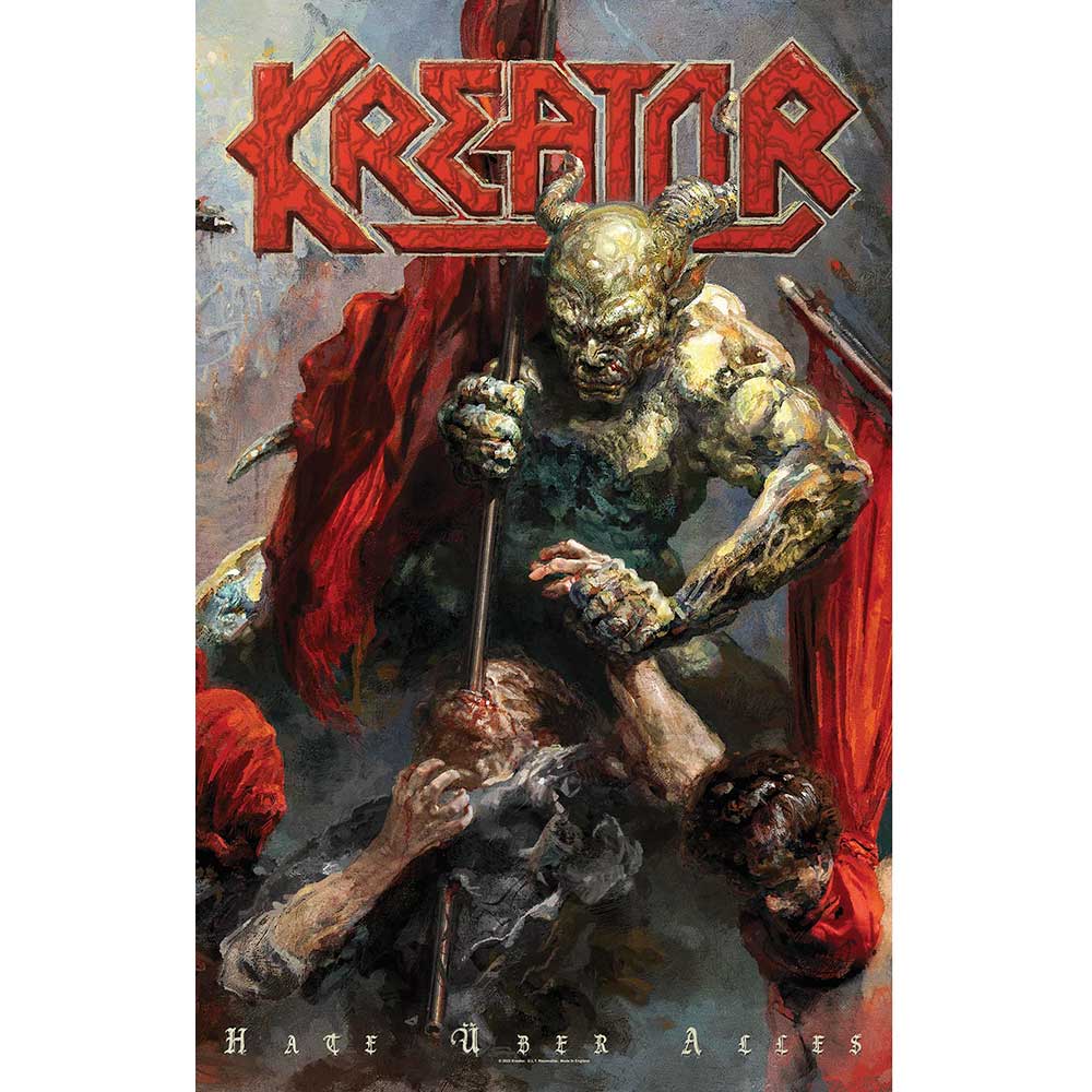 Textilný plagát Kreator - Hate Uber Alles