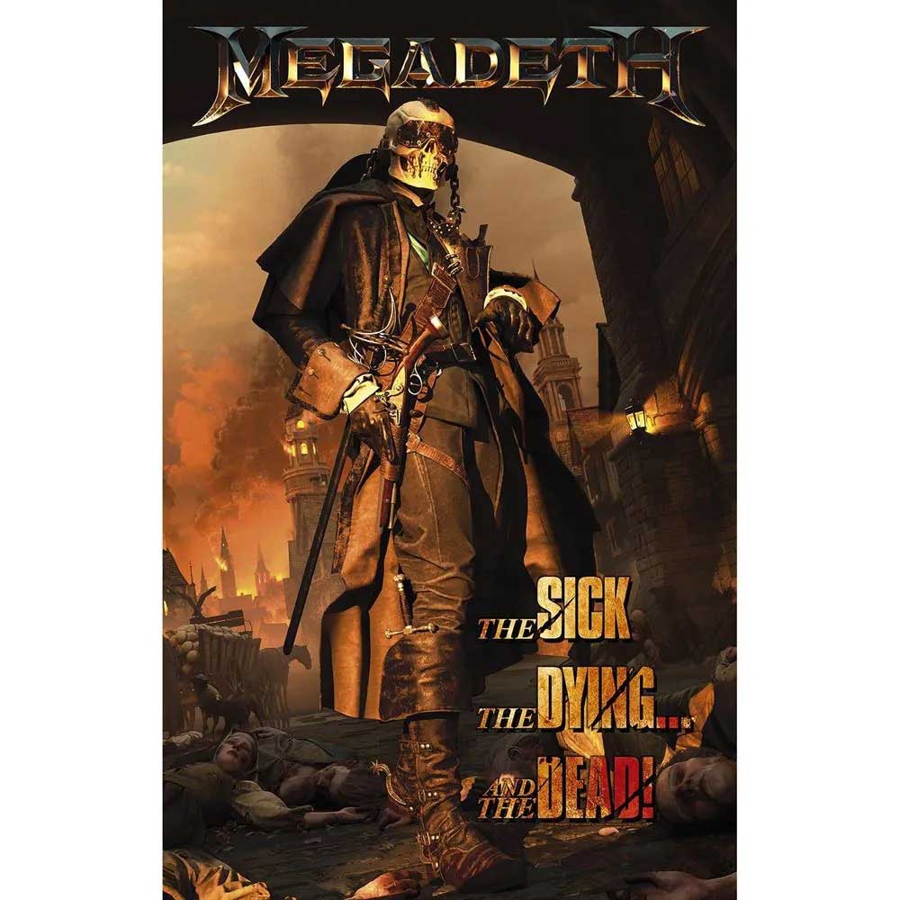 Textilný plagát Megadeth - The Sick, The Dying And The Dead