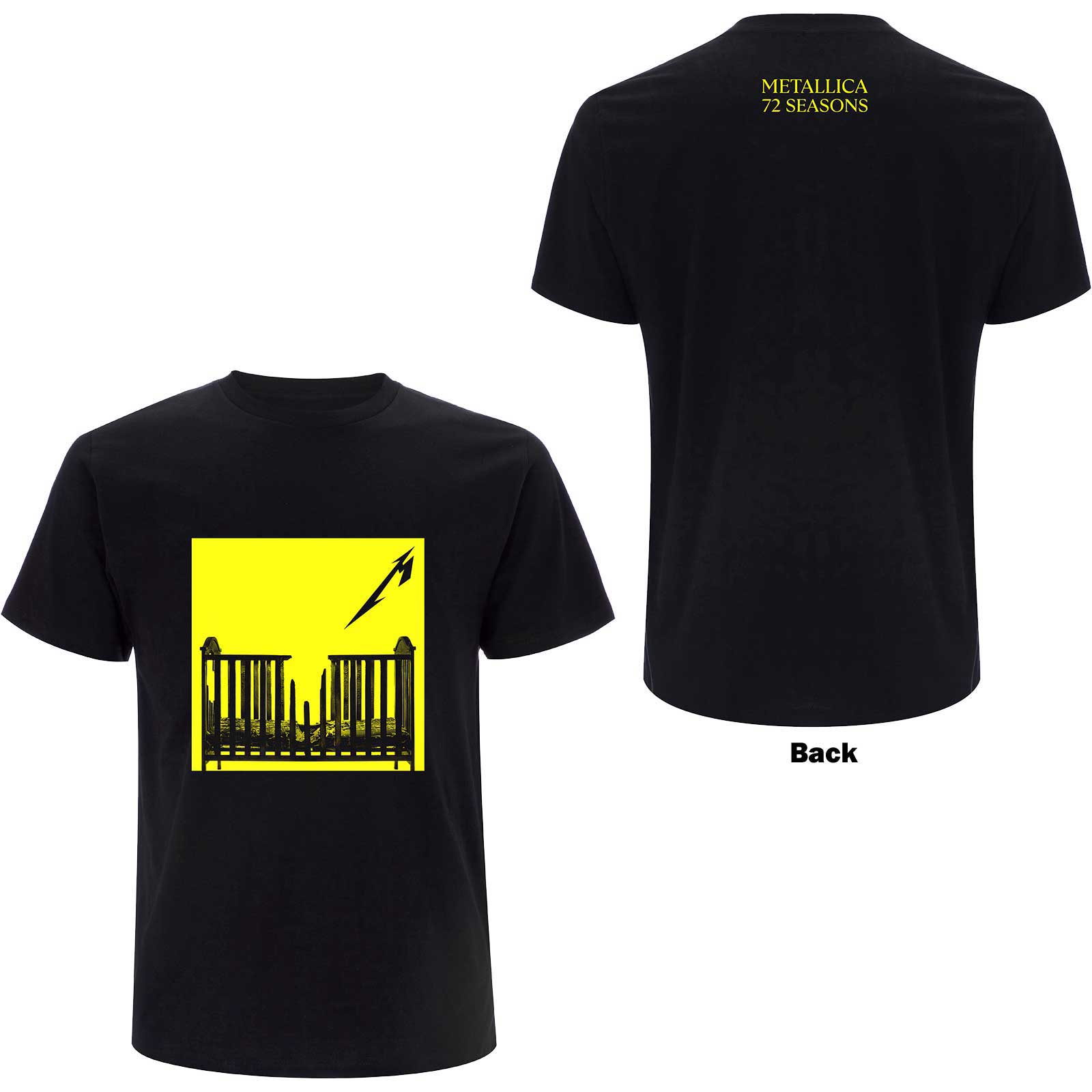 Tričko Metallica - 72 Seasons Burnt Crib (Back Print)